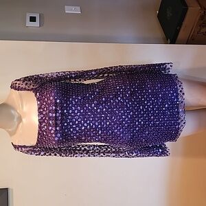 NWOT - Lucy in the Sky Purple Sequin Dress size Small
